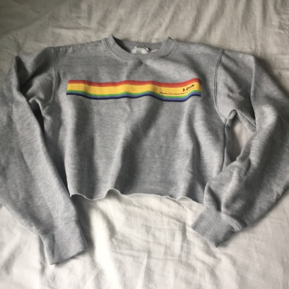John Galt Cropped Sweatshirt